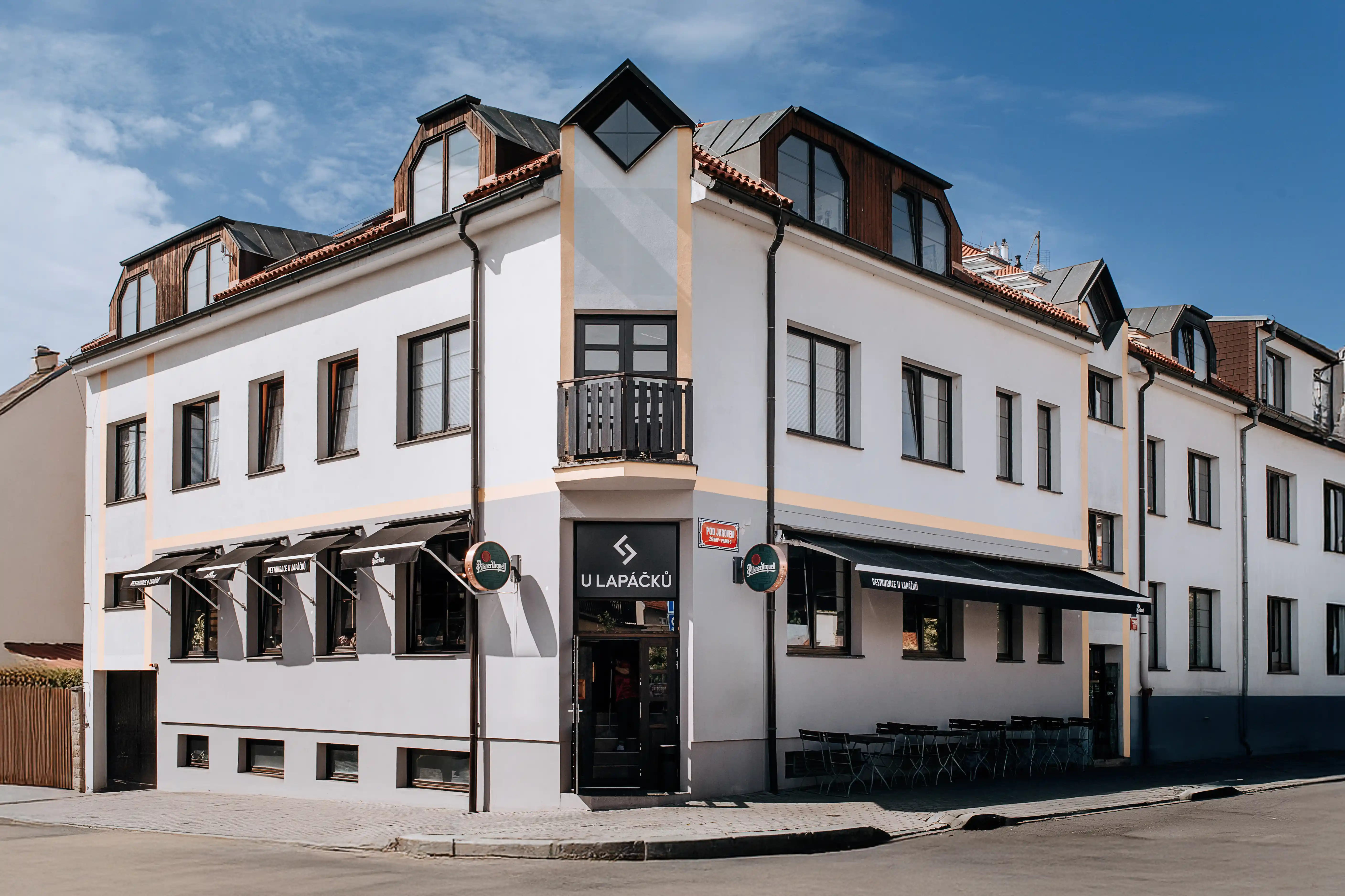 Budova restaurace U Lapáčků